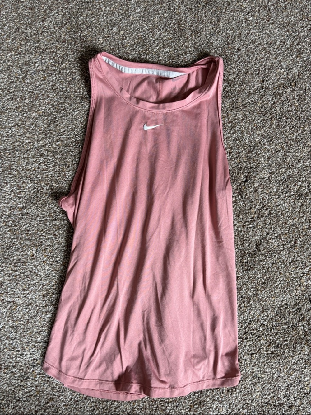 Nike Women's Dusty Pink Athletic Racerback Tank